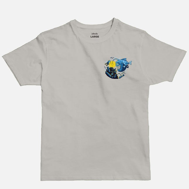 Piranha Icon | Basic Cut T-shirt - Graphic T-Shirt - Unisex - Jobedu Jordan