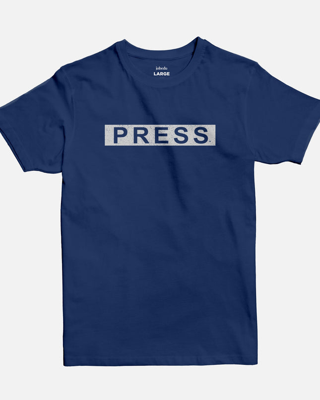 Press | Basic Cut T-shirt - Graphic T-Shirt - Unisex - Jobedu Jordan