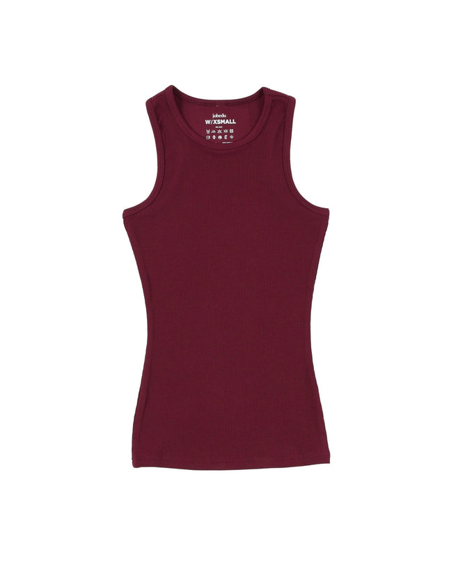 Purple Oxford | Women Ribbed Tank Top T-Shirt - Ribbed Tank Top T- Shirt - Jobedu Jordan