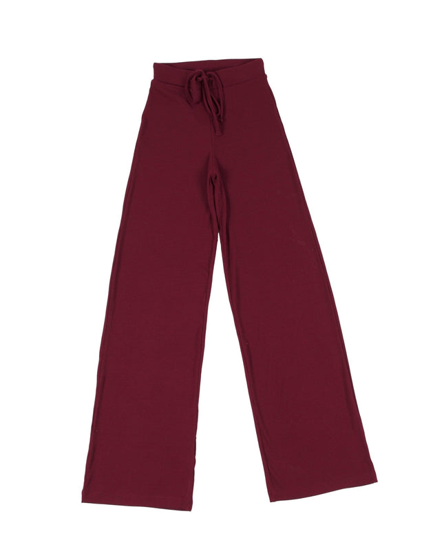 Purple Oxford | Women Ribbed Wide Leg Lounge Pants - Women Ribbed Wide Leg Lounge Pants - Jobedu Jordan