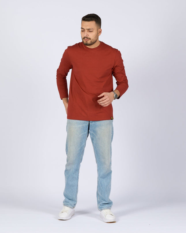 Red Rock | Basic Adult Longsleeve Tshirt - Basic Adult Longsleeve Tshirt - Jobedu Jordan