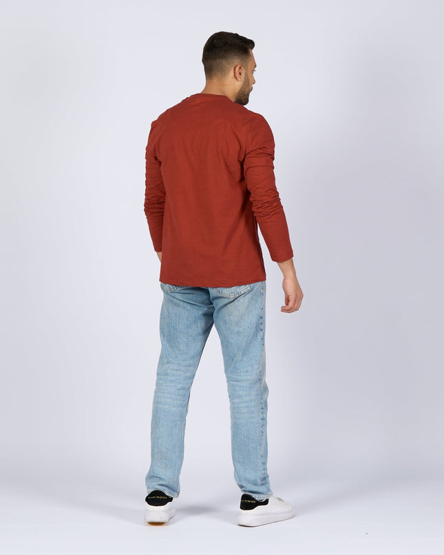 Red Rock | Basic Adult Longsleeve Tshirt - Basic Adult Longsleeve Tshirt - Jobedu Jordan