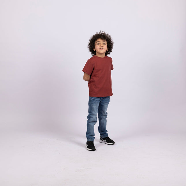 Red Rock | Kid's Basic Cut T-shirt - Basic T-Shirt - Kids - Jobedu Jordan