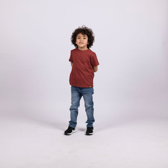 Red Rock | Kid's Basic Cut T-shirt - Basic T-Shirt - Kids - Jobedu Jordan