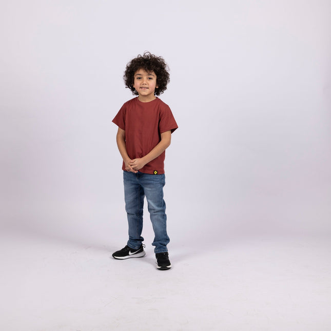 Red Rock | Kid's Basic Cut T-shirt - Basic T-Shirt - Kids - Jobedu Jordan