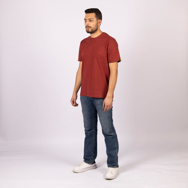 Red Rock | Pocket Adult Tshirt - Basic Pocket Adult Tshirt - Jobedu Jordan