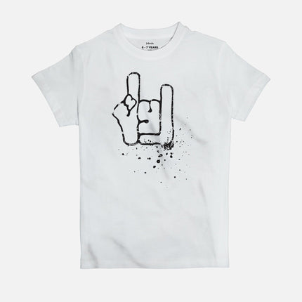 Rock| Kid's Basic Cut T-shirt - Graphic T-Shirt - Kids - Jobedu Jordan
