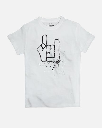 Rock| Kid's Basic Cut T-shirt - Graphic T-Shirt - Kids - Jobedu Jordan