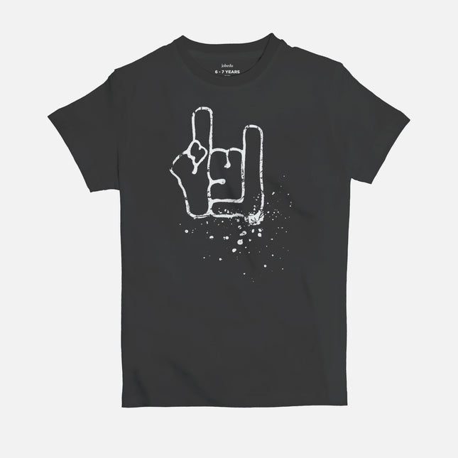 Rock| Kid's Basic Cut T-shirt - Graphic T-Shirt - Kids - Jobedu Jordan