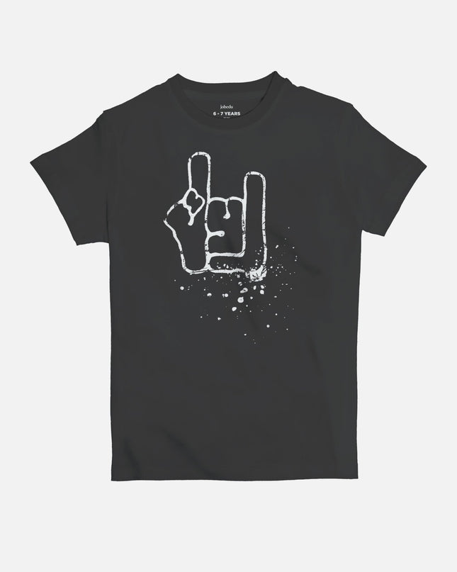 Rock| Kid's Basic Cut T-shirt - Graphic T-Shirt - Kids - Jobedu Jordan