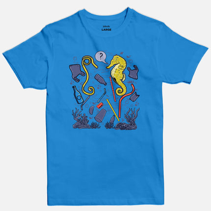 Sea Horse | Basic Cut T-shirt - Graphic T-Shirt - Unisex - Jobedu Jordan