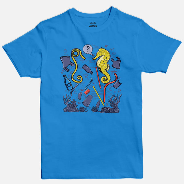 Sea Horse | Basic Cut T-shirt - Graphic T-Shirt - Unisex - Jobedu Jordan