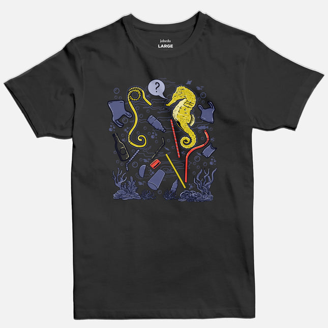 Sea Horse | Basic Cut T-shirt - Graphic T-Shirt - Unisex - Jobedu Jordan