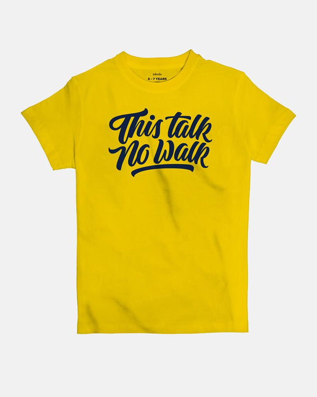 This Talk No Walk | Kid's Basic Cut T-shirt - Graphic T-Shirt - Kids - Jobedu Jordan