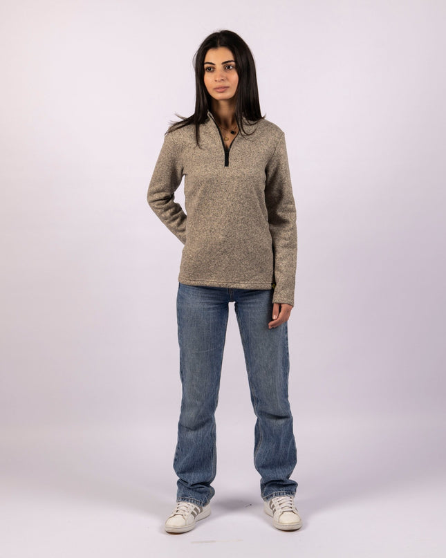 Tortilla | Women Quarter Zip Sweater - Women Quarter Zip Sweater - Jobedu Jordan