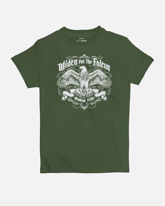 Widen For The Falcon | Kid's Basic Cut T-shirt - Graphic T-Shirt - Kids - Jobedu Jordan