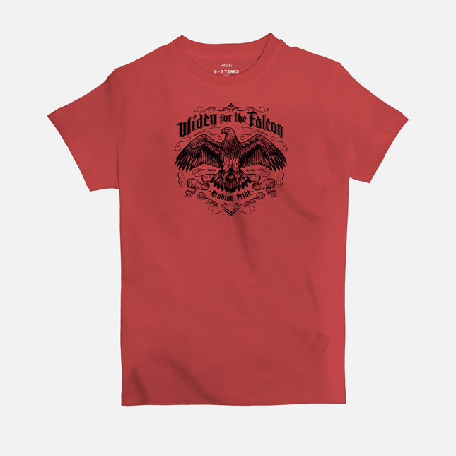 Widen For The Falcon | Kid's Basic Cut T-shirt - Graphic T-Shirt - Kids - Jobedu Jordan