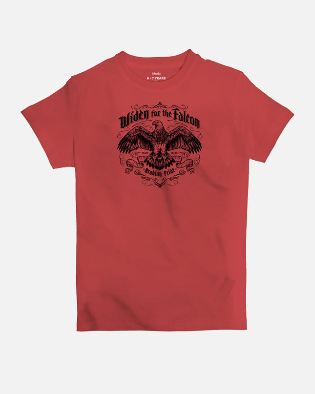Widen For The Falcon | Kid's Basic Cut T-shirt - Graphic T-Shirt - Kids - Jobedu Jordan