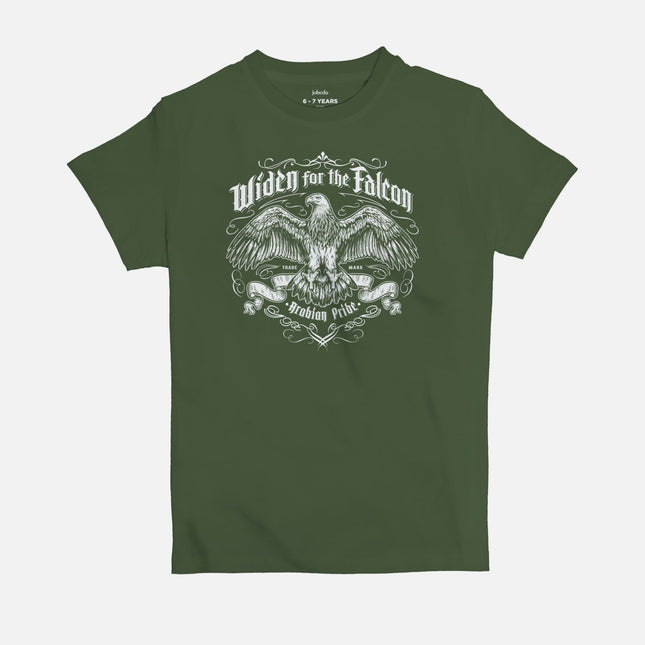 Widen For The Falcon | Kid's Basic Cut T-shirt - Graphic T-Shirt - Kids - Jobedu Jordan