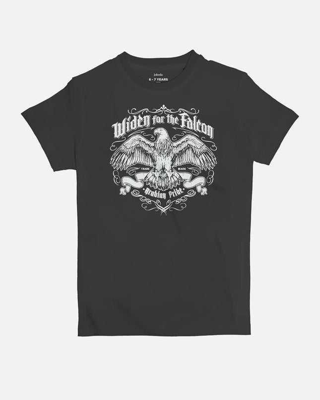 Widen For The Falcon | Kid's Basic Cut T-shirt - Graphic T-Shirt - Kids - Jobedu Jordan